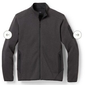Arc'teryx Men's Grey Covert Cardigan Fleece Full Zip Sweatshirt Size M